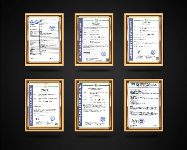 JXBT'S C ertifications