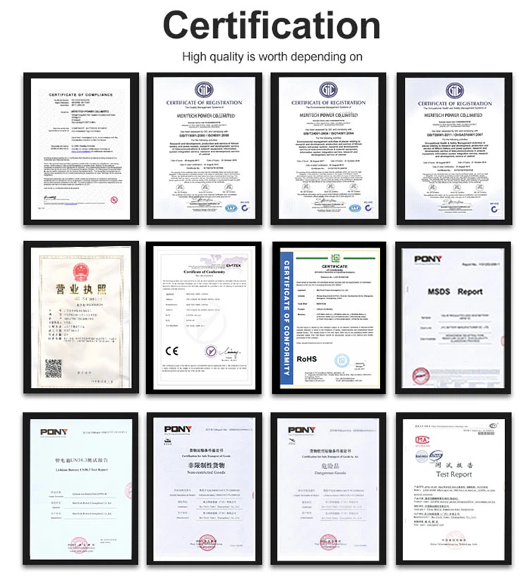 JXBT'S Certifications